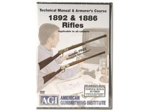 American Gunsmithing Institute (AGI) Technical Manual & Armorer's Course Video Winchester 1886, 1892 & 1871 Rifles" DVD - 648601"