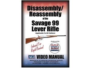 American Gunsmithing Institute (AGI) Disassembly and Reassembly Course Video Savage Arms 99 Lever Action Rifles" DVD - 941826"