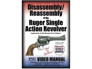 American Gunsmithing Institute (AGI) Disassembly and Reassembly Course Video Ruger Single Action Revolvers" DVD - 683689"