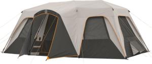 Bushnell 12 Person Instant Cabin Tent, Orange/Gray/Black, 50004