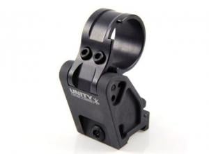 Unity Tactical Aimpoint Magnifier Flip-To-Center Mount, Black, FST-MAPB