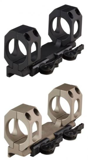 American Defense Manufacturing Dual Ring Scope Mount Straight Up, Low Version for Bolt Guns and the need to bring Close to the Barrel, 30mm Rings, Black, AD-RECON-SL 30 STD-TL