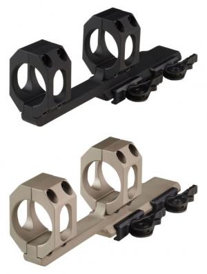 American Defense Manufacturing Dual Ring Scope Mount w/ 3in Offset, 30mm Rings, Standard Lever, Black, AD-RECON-X 30 STD-TL