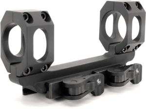 American Defense Manufacturing 1-Piece Wide QD Mount, No Offset, Tactical Legacy Lever, 30 MOA, 30mm Ring Size, Black, AD-RECON-SW-30MOA-30-TAC