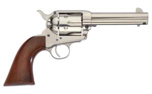 GUNFIGHTER 4 3/4"Barrel .357MAG Caliber 6rd Capacity Nickel Finish Walnut Army Grip