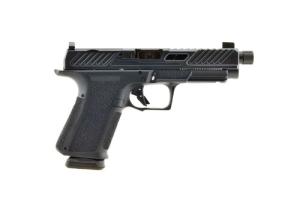 SHADOW SYSTEM MR920L, 9mm, Black Frame, Elite Slide Optic Black, Spiral Threaded Barrel Black, SS Rod, Grn Trit