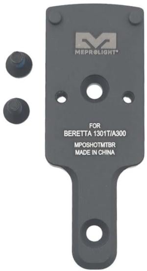 Meprolight RMR Shotgun Plate, Beretta 1301 Tactical/A300, Black, 901141041