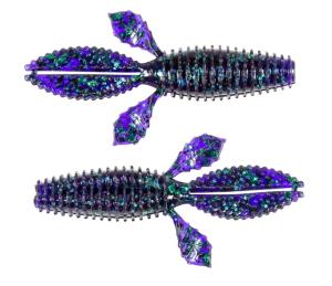 Z-man TRD Bugz Soft Bait, 6, 2.75in, Junebug, TBUGZ-42PK6