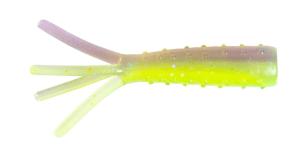 Z-man Tiny Ticklerz Soft Bait, 8 pack, 1.75in, Purple Death, MTIC-360PK8
