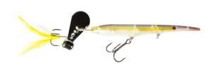 Z-man Hellraizer Topwater Hard Bait Lure, Chartreuse Shad, 4in, 3/8oz, HR4-09