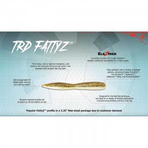 Z-Man TRD FattyZ Soft Stick Bait - 3-1/4in, 8pk - Canada Craw