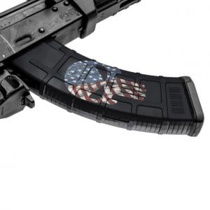 GunSkins AK-47 Magazine Skin, Skull America, ak-47-mag-skin-skull-america