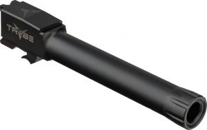 TRYBE Defense Grade Threaded Pistol Barrel, S&W M&P 9mm 4.25in 2.0, 1/2 x 28 Thread, Black Nitride, TPBSWMP425-BN