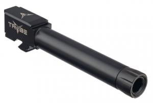 TRYBE Defense GLOCK 22/31 9mm Threaded Conversion Pistol Barrel, 1/2 x 28, 416R Stainless Steel, Black Nitride, TPBCONVG22-31-BN