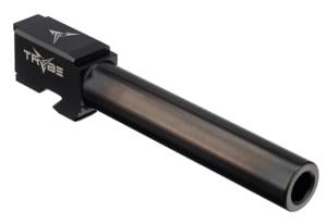 TRYBE Defense Non Threaded Conversion Pistol Barrel for Glock 22/31, 9mm, 416R Stainless Steel, Titanium DLC, PBCONVG22-31-DLC