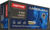 Norma Ammo 9mm Luger Safeguard