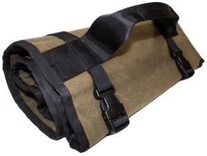 Overland Vehicle Systems Rolled Bag, General Tools, w/ Handle And Straps, #16 Waxed Canvas, 21079941