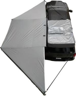 Overland Vehicle Systems Nomadic Awning Tent 180 Degree 88 SF of Shelter With Zip In Wall, Dark Gray, 19619907