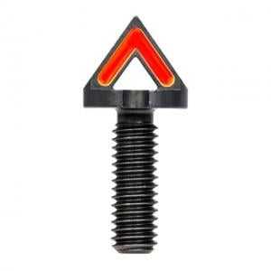 Blitzkrieg Components AR-15 Chevron Front Sight Post w/ No Tool, Orange, ARCFS08O