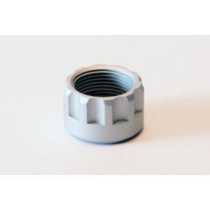 LongShot Ribbed Thread Protector 1/2"-28 for Hi-Point 3895TS & 995TS w/ Threaded Muzzle Brushed Aluminum