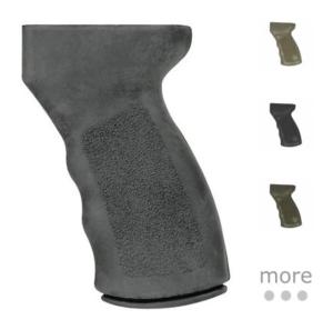 Ergo Grip AK Classic Grip Ambidextrous w/Smooth Finger Grooves, Black, 4139-B-BK