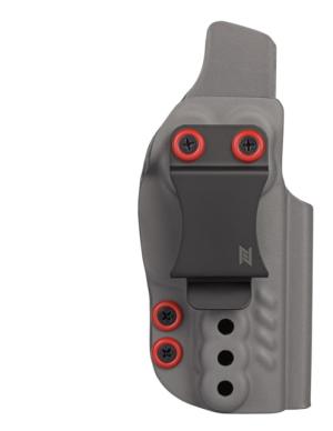N8 Tactical Xecutive IWB Holster, Glock 19/23/25/45, Right Hand, Kydex, Grey, Medium, XEC-R-1209