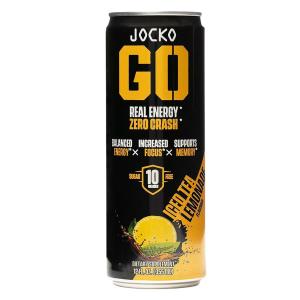 Jocko Fuel 29002 Iced Tea Lemonade Energy Drinks 12oz 12Pack