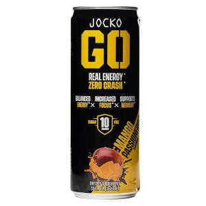 Jocko Fuel 29046 Mango Passionfruit Energy Drinks 12oz 12Pack