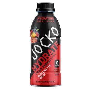 Jocko Fuel 29753 Fruit Punch Hydrate Drink 16oz 12Pack