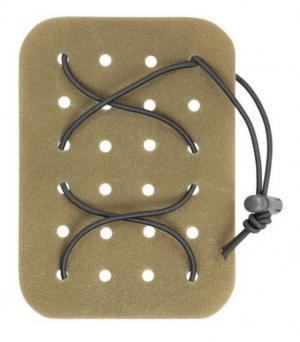 Vanquest Gear MOHL-WEB Hook & Loop Panel, Elastic Cord, Coyote Tan, Small 017701
