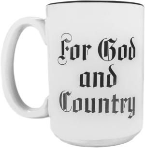Geissele For God And Country Mug, 15oz, 08-190