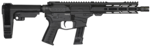 CMMG 92A5161AB Banshee MK17 9mm Luger 8" 21+1 Black Cerakote Rec Black Nitride Barrel Synthetic CMMG 6 Position RipBrace Black Polymer Grip Right Hand