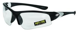 SSP Eyewear Entiat Shooting Glasses, Black Frame, Crystal Clear Anti-Fog Lens, ENTIAT BLK CL A/F