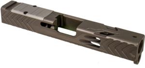 Shark Coast Tactical Ghost Custom Stripped Pistol Slide, Glock 19, Gen 3, Black, 100-005-0103-01