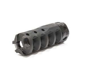 Precision Armament HYPERTAP Muzzle Brake Slim 7.62mm/.308Cal, 1/2-28, Black, 7.62mm/.308, A04614