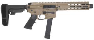 Brigade BM-9 Pistol 9mm Forged Receiver 9.5" Barrel SBA3 Tactical Brace 8" M-Lok Rail Mini Can