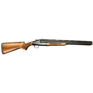 ATI ATIGKOF123B26 Triple Barrel  12 Gauge 3.50" 26" Vent Rib Barrel, Engraved Silver Receiver, Fixed Wood Stock