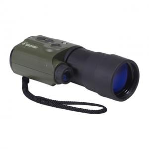 12 Survivors Trace 5X50 Digital Night Vision Recording Monocular, Green (810119018717)