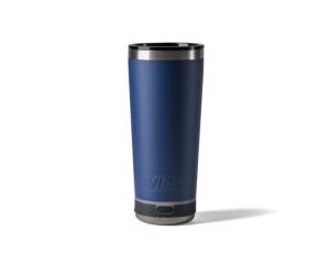 Vibe Vibe Tumbler Speaker w/ Attachment, Navy Blue, 18oz, SPKR-18-NBLU