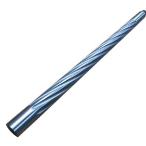 Shaw 10/22 .920 Profile Bull Barrel 18 in Spiral Flute, Threaded, Polished Stainless, 1022BSSHF18TM
