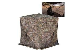 Rhino Blinds RBO170 Rhino 180 See Through Blind 5 Hub Real Tree Edge Mesh 58” x 58” 66” High