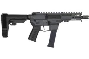 CMMG Banshee MKGS 9mm AR-15 Pistol with Sniper Grey Cerakote Finish and 5-Inch Barrel
