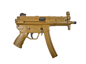 Military Armament Corporation MAC 12750009 5K 9mm Luger 30+1 5.80" Black Phosphate Steel Threaded Barrel, RAL 8000 Optics Ready Receiver/Frame, Black Grip, Ambidextrous