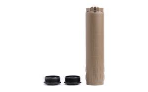 HUXWRX Safety Co. Flow Range 36 Ti Suppressor 36 Caliber Titanium - Flat Dark Earth