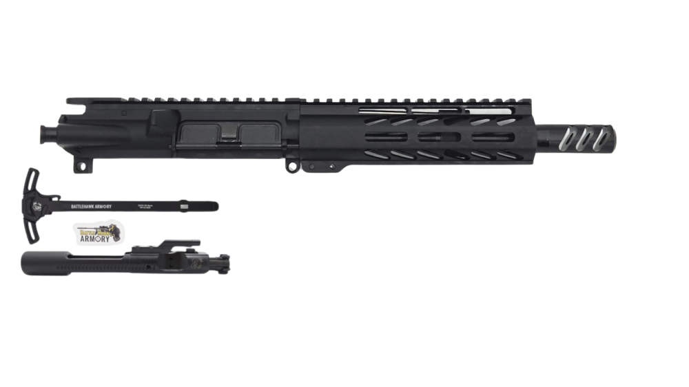 BHA Precision AR-15 7.5" .300 BLK Complete Upper, 7" MLOK, BCG & CH, Black + Crimson Trace 3-9x 40mm Scope & Sig Sauer Rings