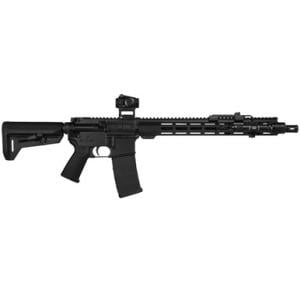 Shark Coast Tactical "Midnight" AR-15 5.56 NATO 16in Barrel 10+1(1) with Vortex Crossfire Red Dot Sight, Streamlight ProTac 2.0 Weapon Light, and Double Rifle Case