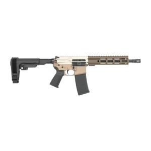 Shark Coast Tactical SCC07299SIESTA-P Siesta 5.56 NATO 30+1 10.50” Black Nitride Threaded Barrel, Aluminum Receiver w/Picatinny Rail, M-LOK Handguard, Polymer SB Tactical SBA3 Brace, Polymer Grip