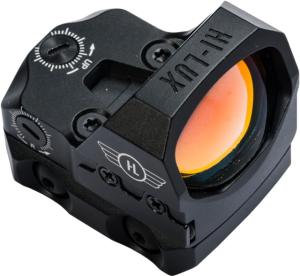 Hi-Lux Optics Tac-Dot Open Reflex Red Dot Sight, 32 MOA Segmented Circle / 3 MOA Dot Reticle, Black, TD-3C