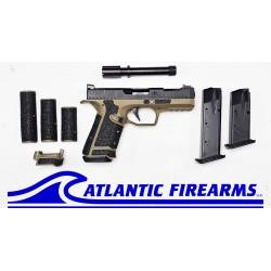 Type-B - Black slide and FDE frame - RMSc optic cut - Right Handed Threaded Barrel