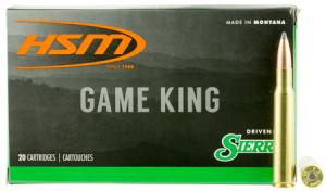 HSM 300640N Game King 30-06 Springfield 165 GR SBT 20 Bx/ 20 Cs